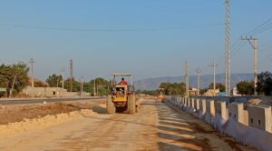 RE wall backfilling and compaction