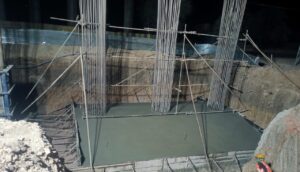 VUP Raft concrete at 589+928