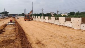 Panel Erection at Ch.593 A2 LHS