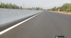 Road Marking Working in Progress