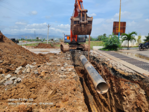 DI PIPELINE LAYING WORK IN PROGRESS
