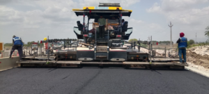 DBM TOP LAYING WORK IN PROGRESS AT CH.586.180 to 586.400 MCW