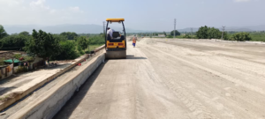 EDGE COMPACTION WORK IN PROGRESS at Ch,622 VUP A1 RHS (Court Case Stretch)